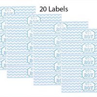 It S A Boy Bottle Wraps 20 Baby Shower Water Bottle Labels Baby